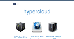 Desktop Screenshot of hypercloud.com