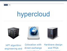 Tablet Screenshot of hypercloud.com